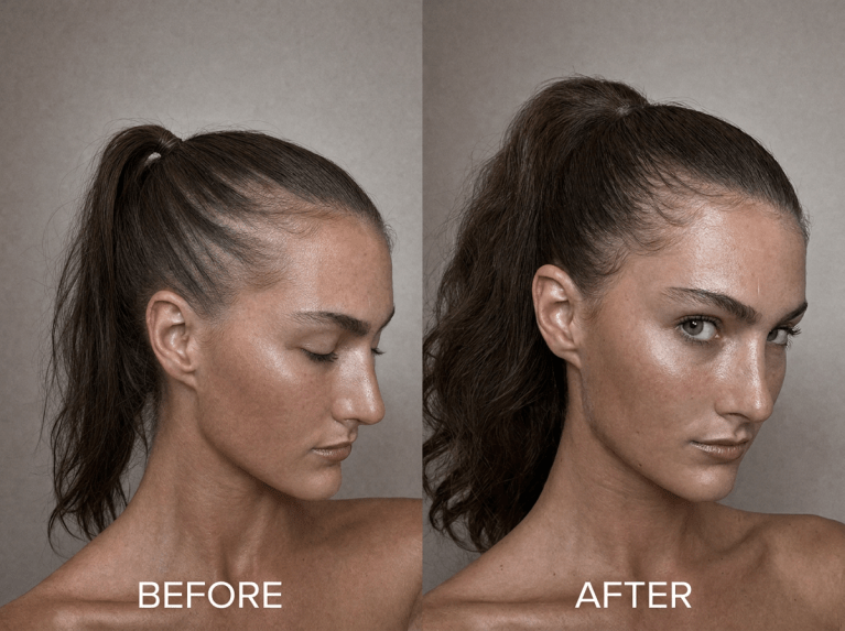 Hair Growth Serum juuste before and after tulemus